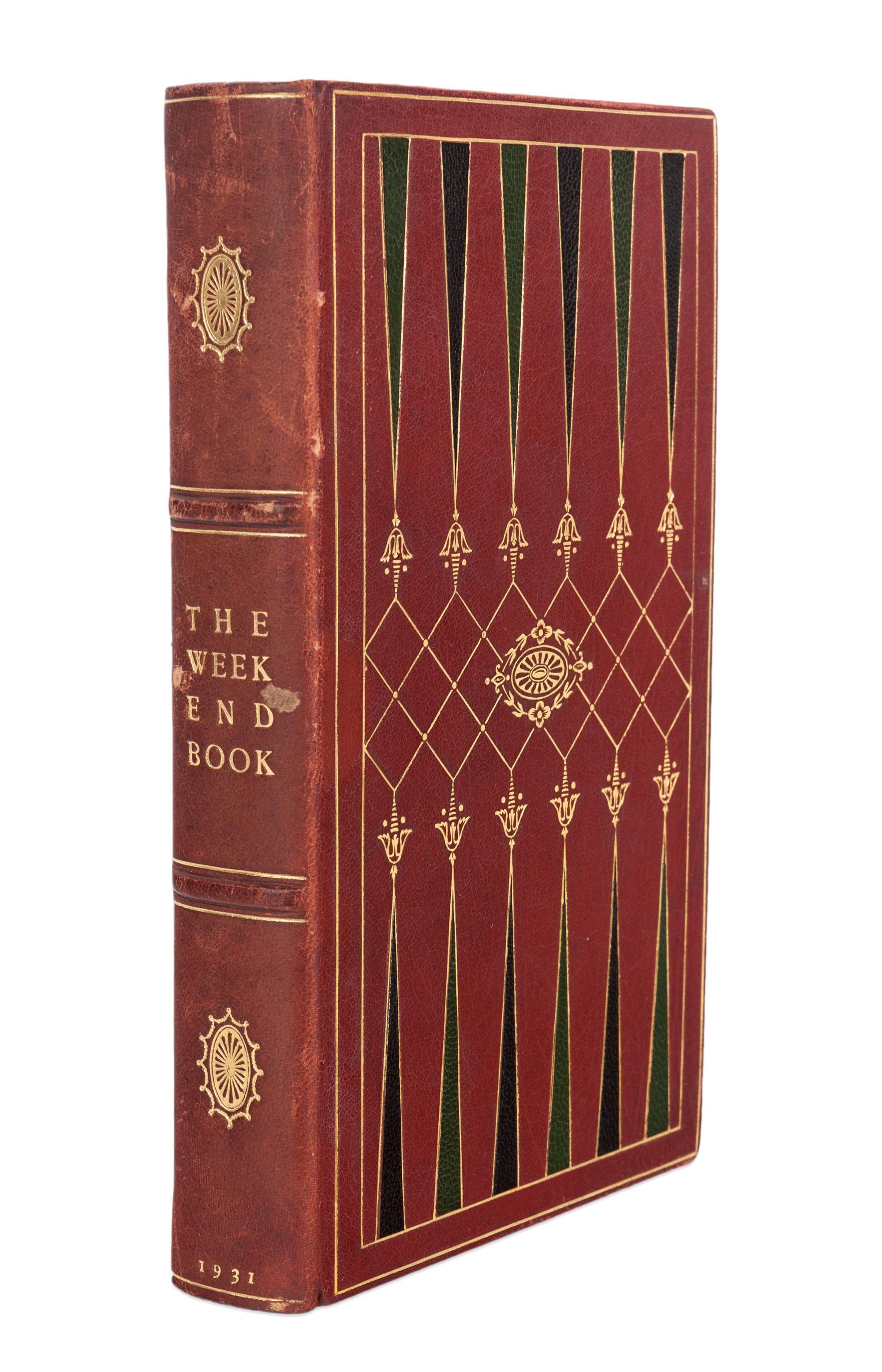[ZAEHNSDORF BINDING] -- [NONESUCH PRESS]. The Week-End Book . Bloomsbury: The Nonesuch Press, 1931.