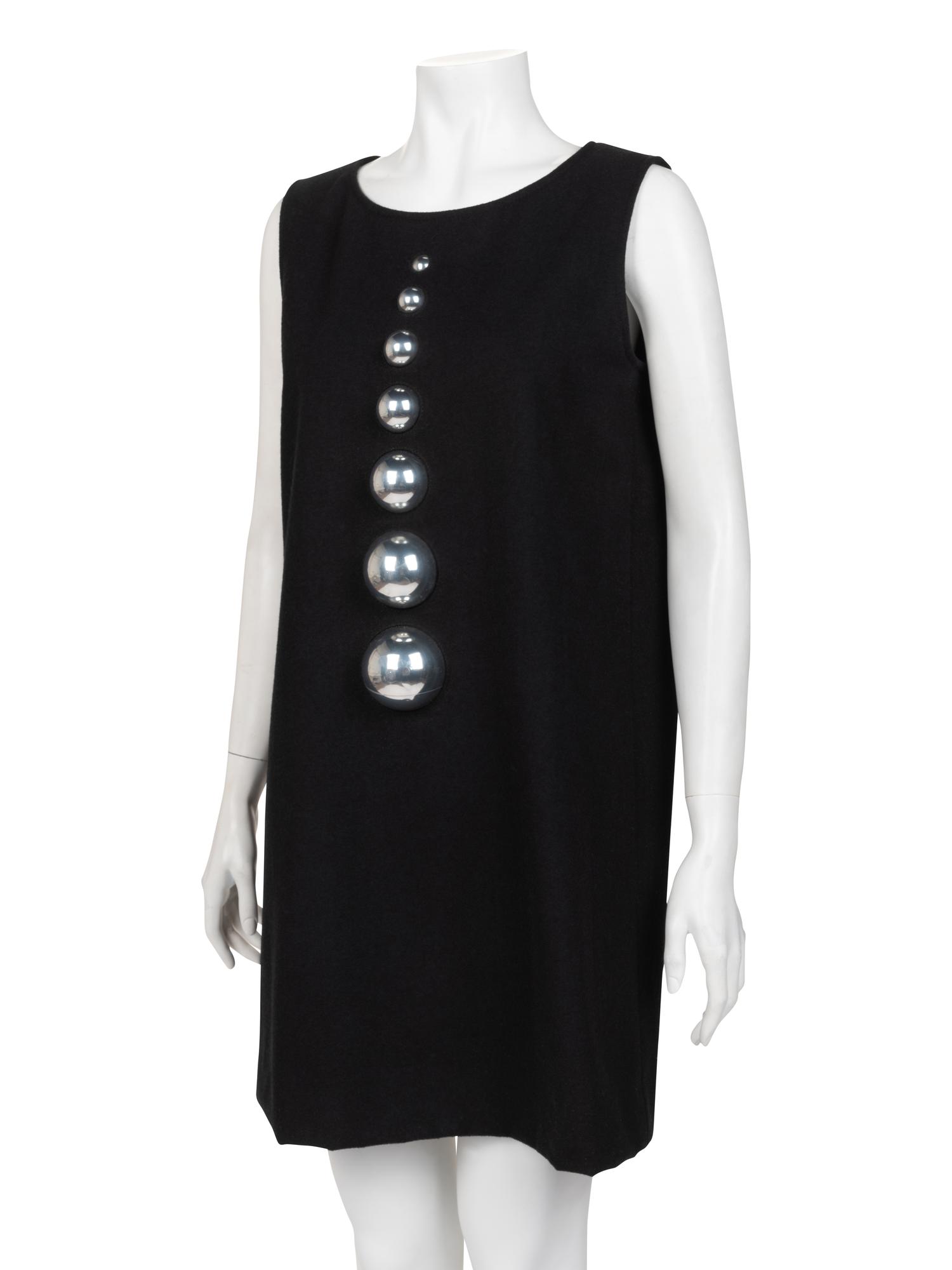 Pierre Cardin Haute Couture Silver Ball Dress, 1980-2000s