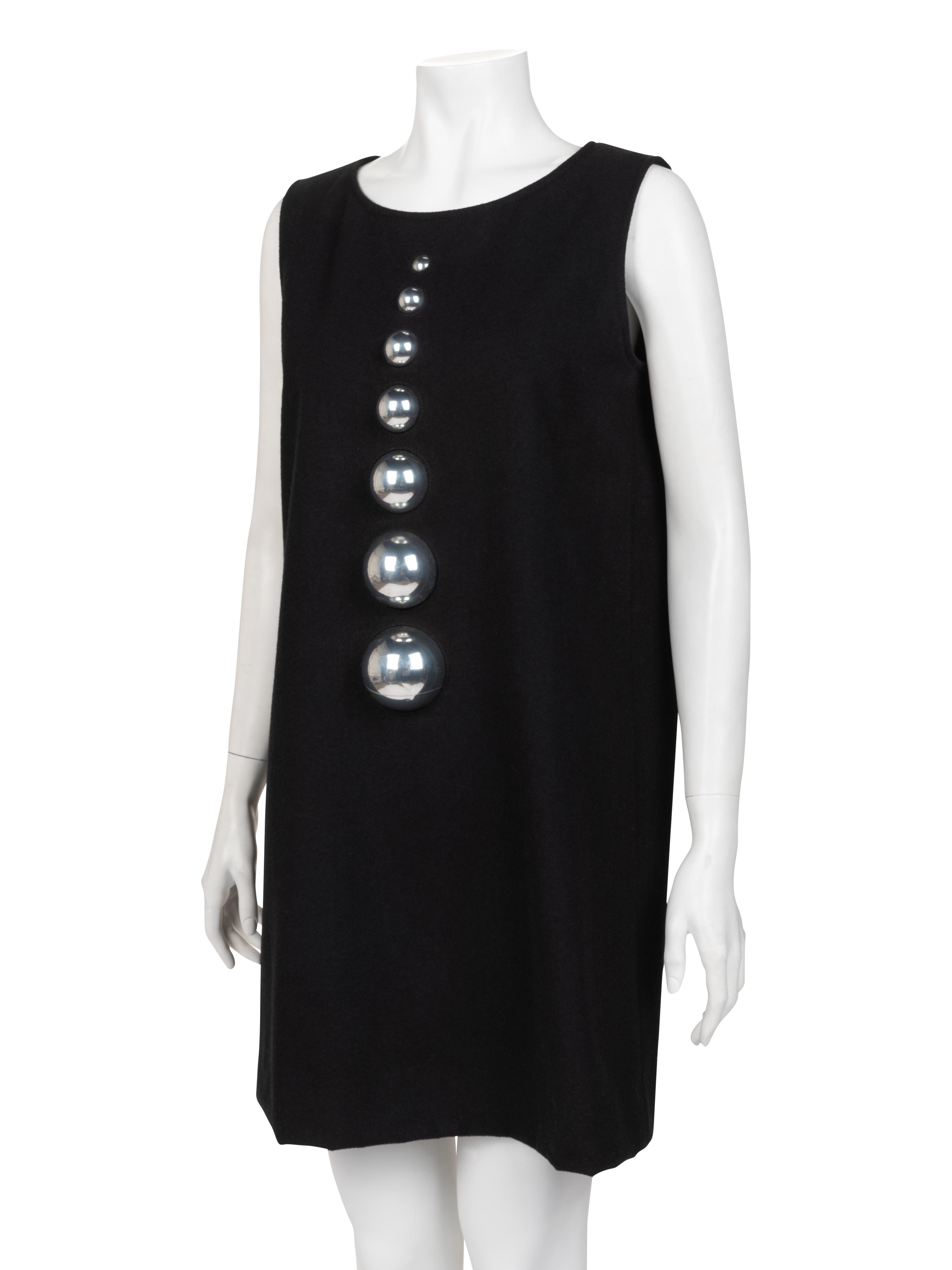 Pierre Cardin Haute Couture Silver Ball Dress, 1980-2000s