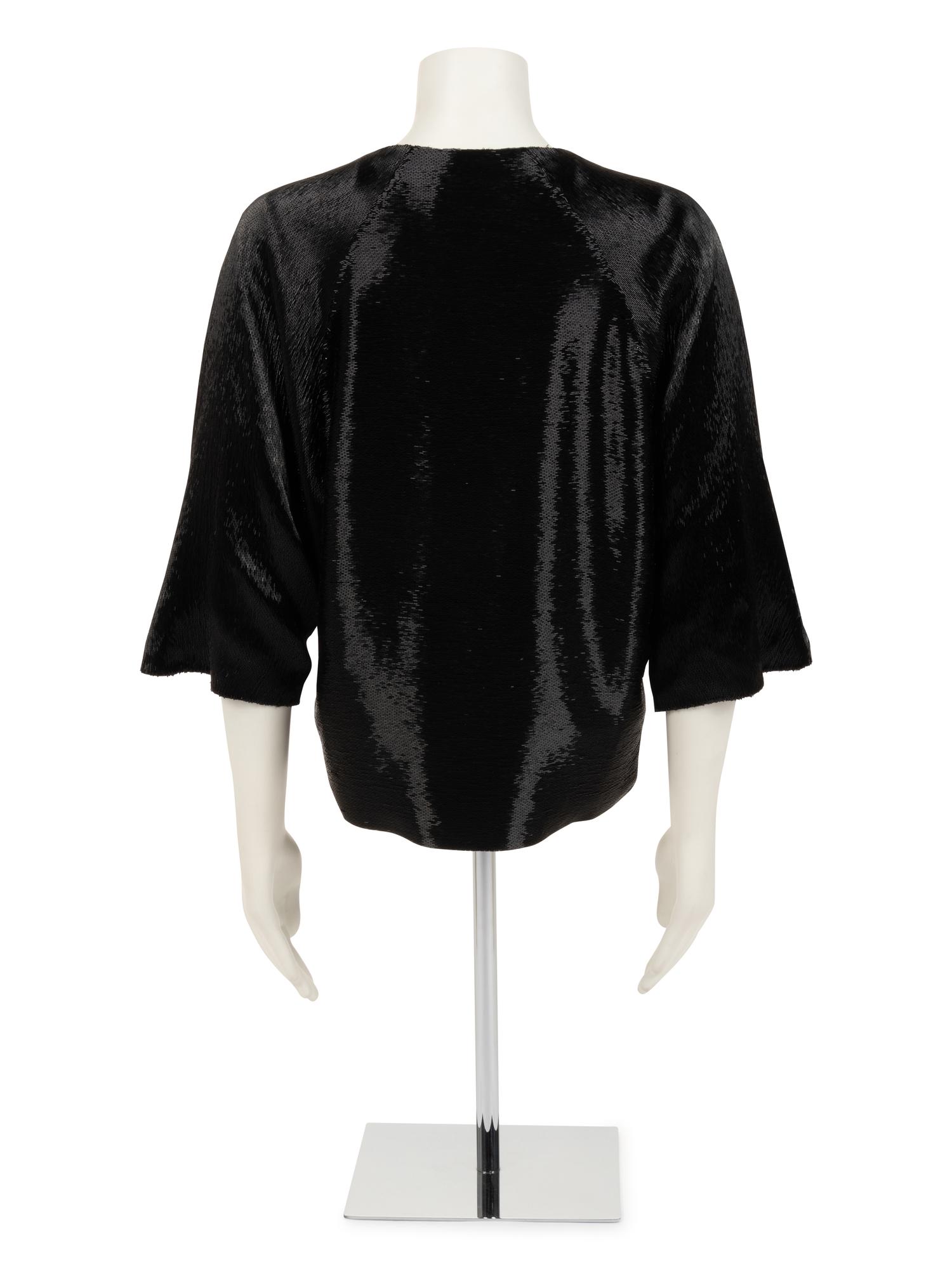 Chado Ralph Rucci Glass Bead Embellished Crop Jacket, c.2010