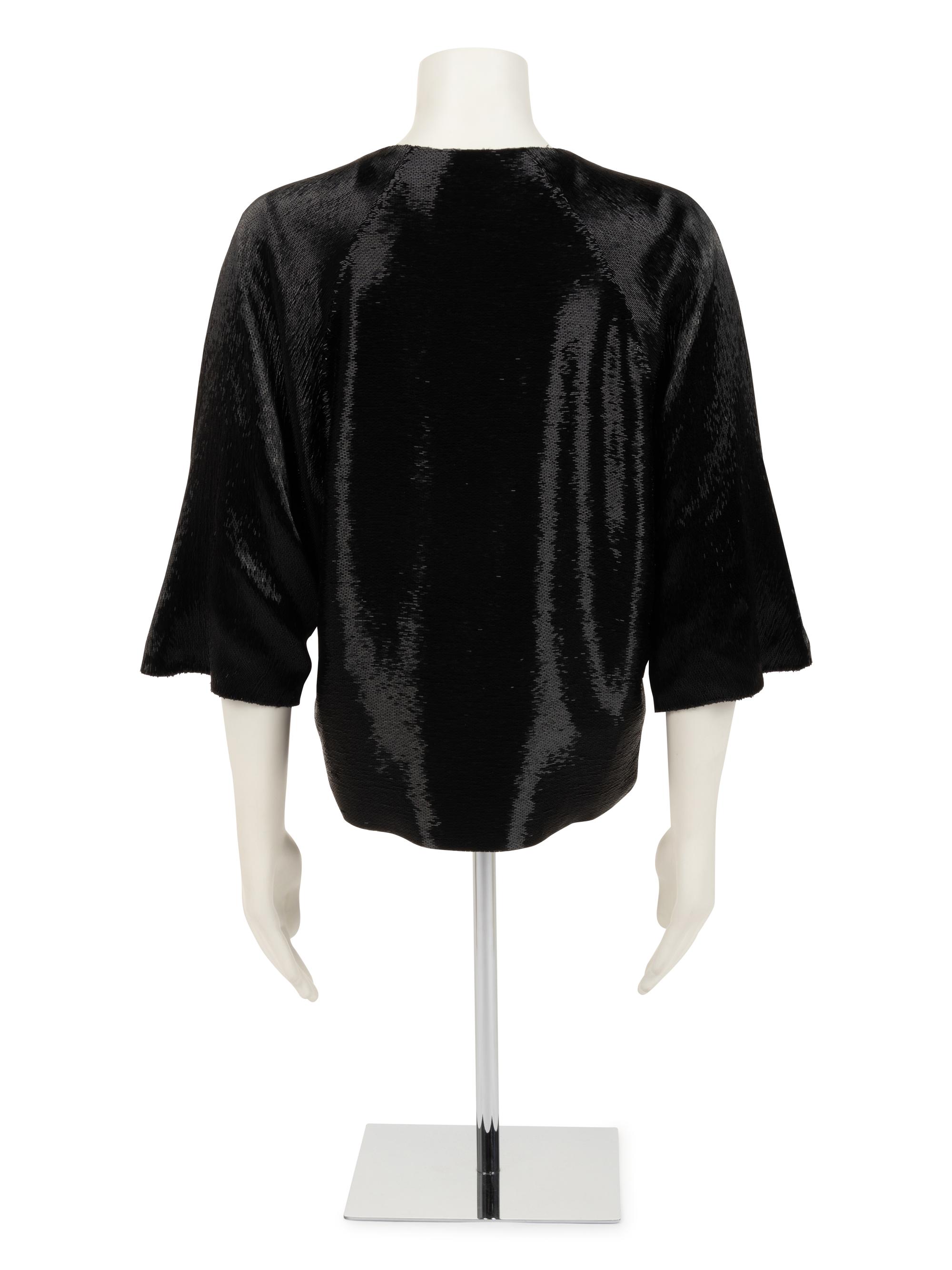 Chado Ralph Rucci Glass Bead Embellished Crop Jacket, c.2010