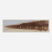 Wolf Kahn (American/ German, 1927-2020) Farm on the Flood Plain