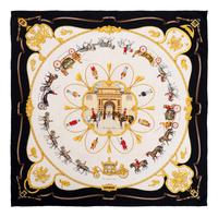 Three Hermès 90cm Silk Scarves