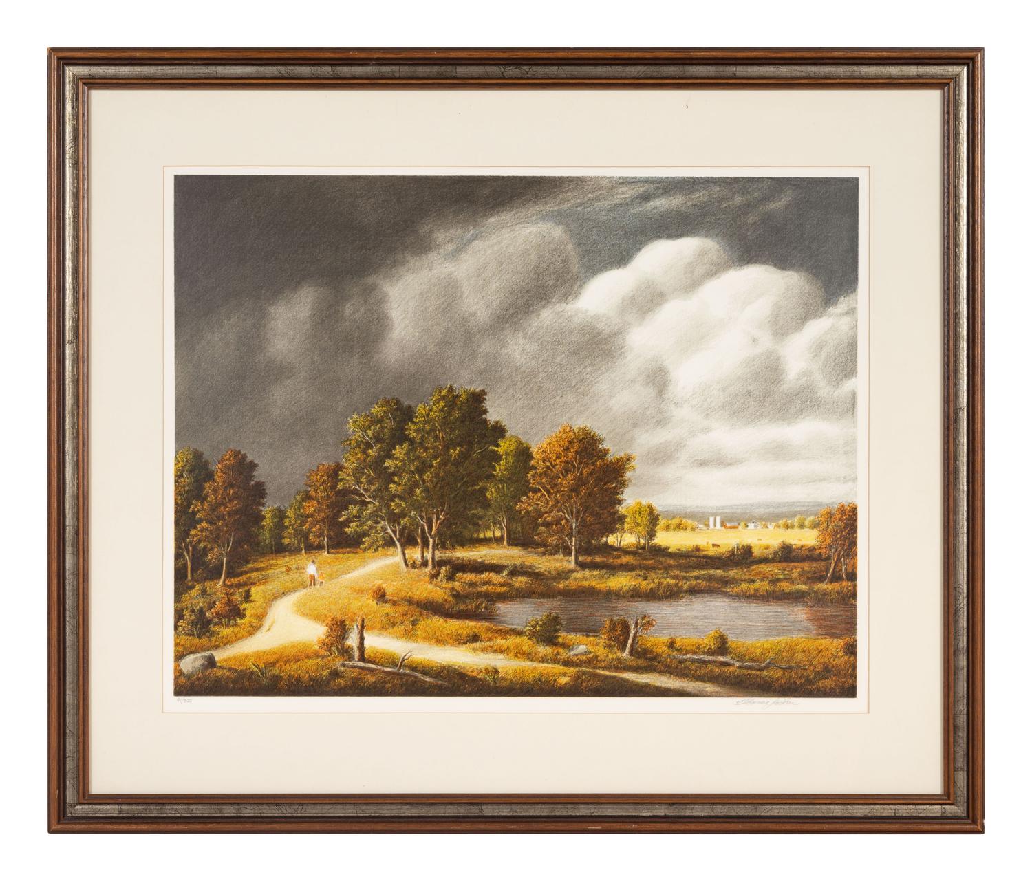 Group of Three Serigraphs by Thomas Locker (American, 1937-2012)