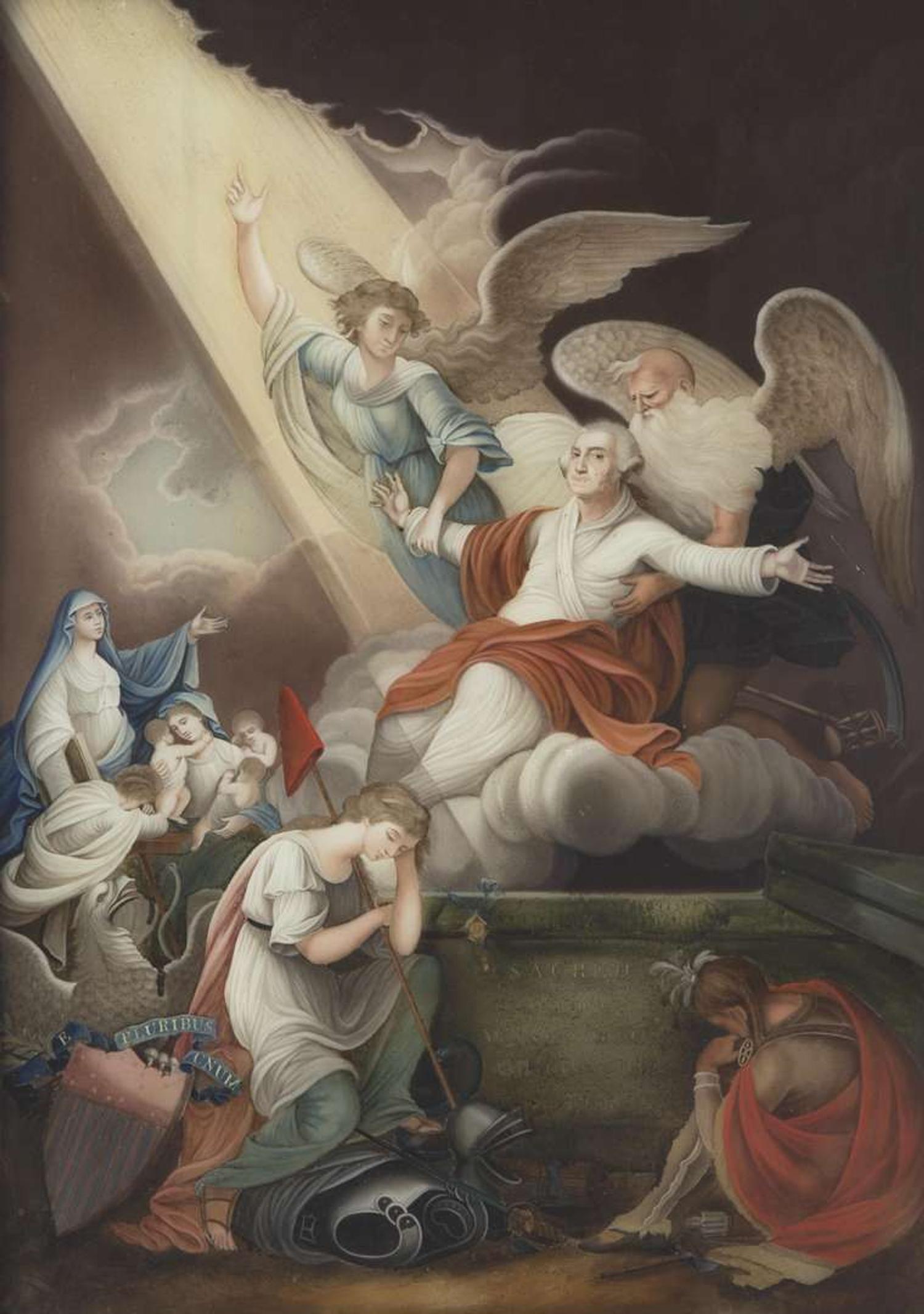 Chinese School early 19th century, After John James Barralet (Irish, 1747-1815), Apotheosis of Washington