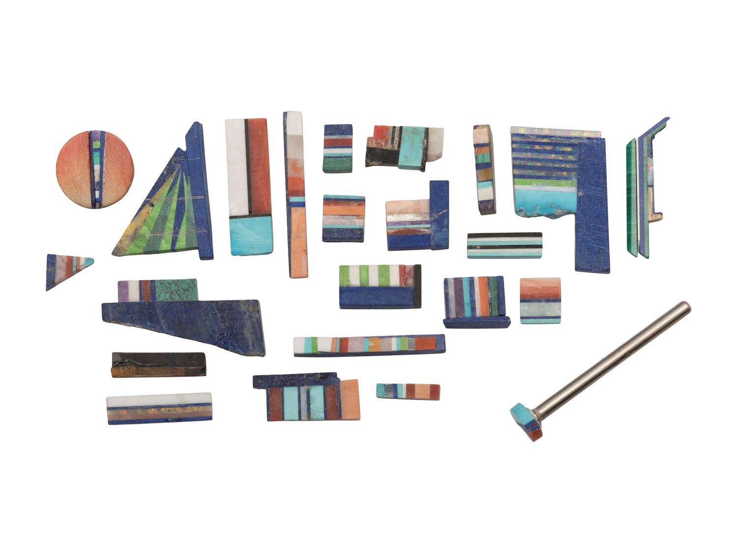Mosaic Inlay Cut-Off Fragments