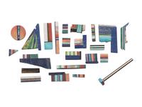 Mosaic Inlay Cut-Off Fragments