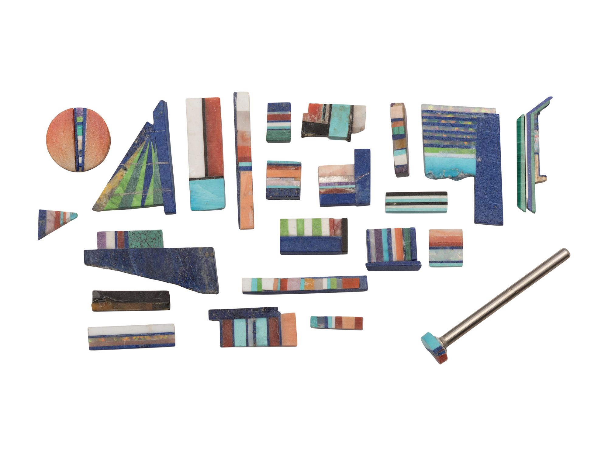 Mosaic Inlay Cut-Off Fragments