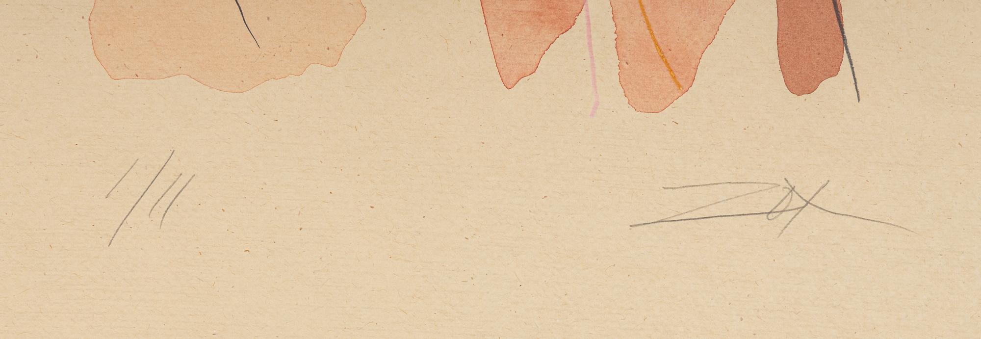 Prussian Blue and Untitled (Pink Abstract) (two works), 1978