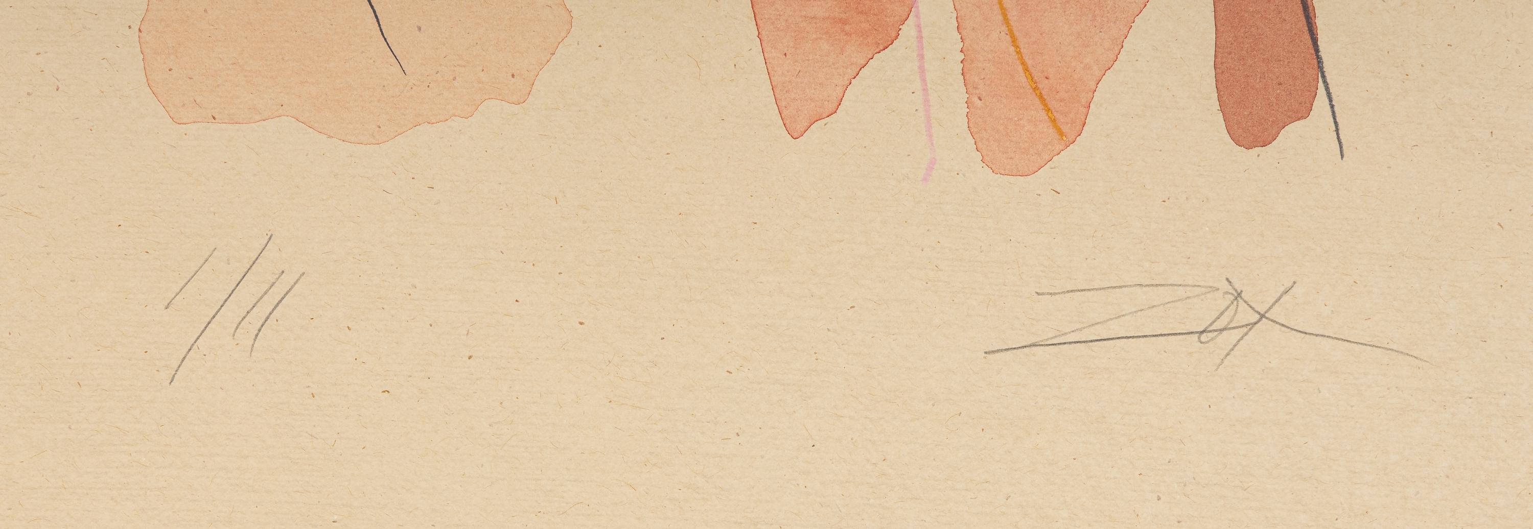 Prussian Blue and Untitled (Pink Abstract) (two works), 1978