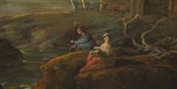 A Capriccio Landscape with a Courting Couple near Ruins, 1774
