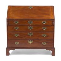 A Chippendale Mahogany Slant-Front Desk