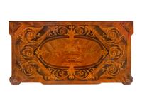 A Napoleon III Marquetry Decorated Game Table