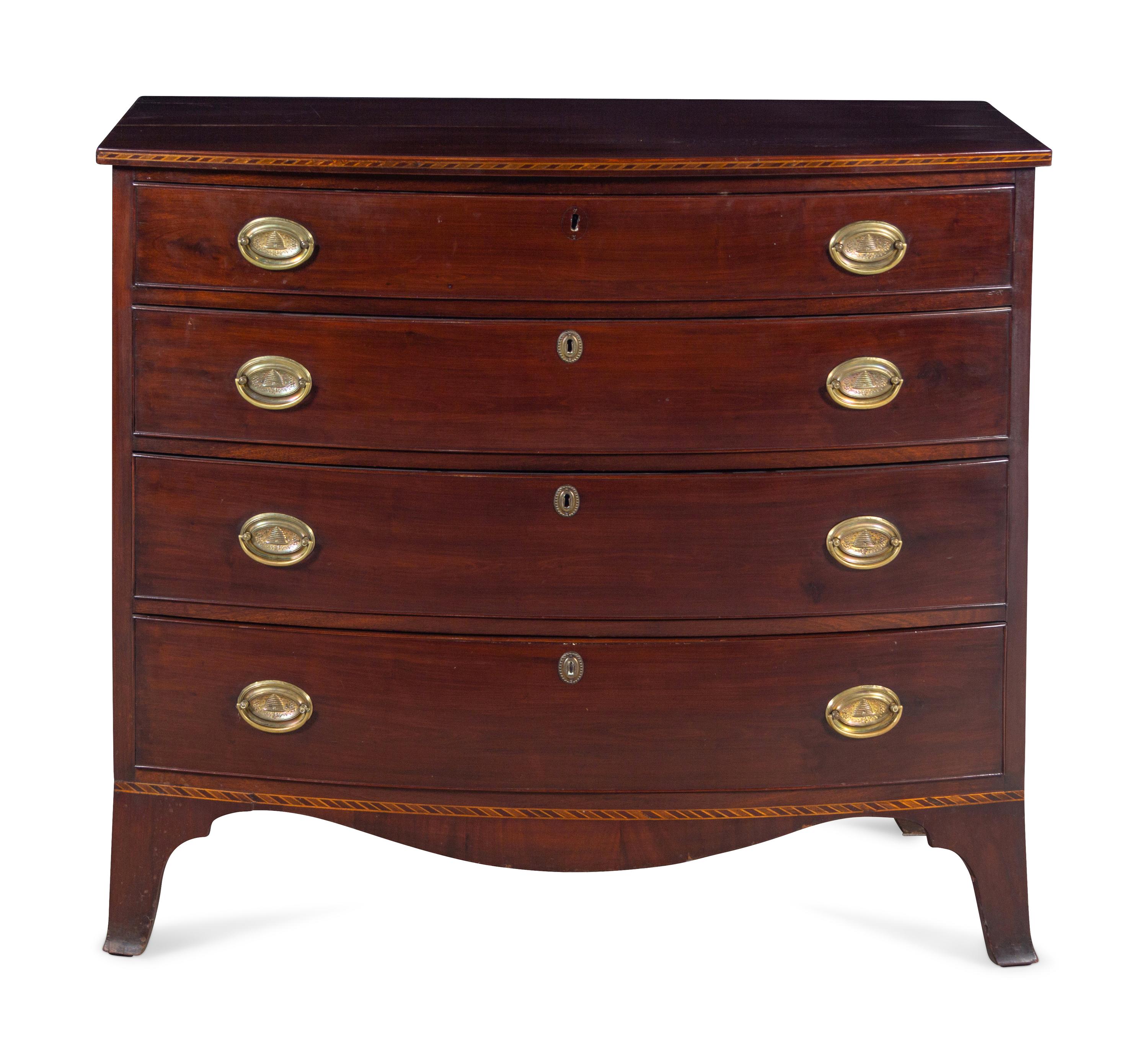 A Federal Mahogany Chest of Drawers