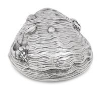A Portuguese Silver and Silver Gilt Shell-Form Box