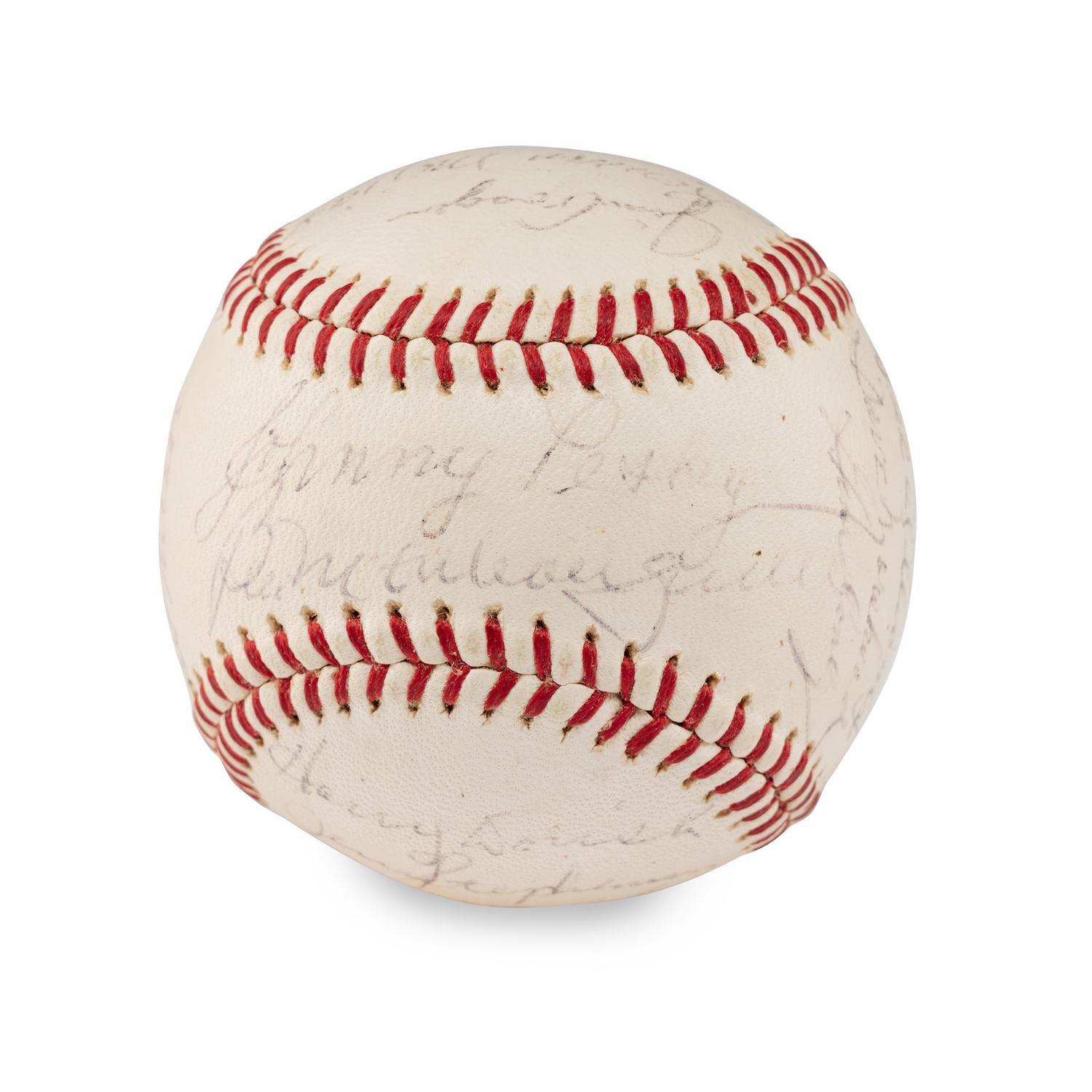 A Large Group of Assorted 1950s-2000s Boston Red Sox Team Signed Autograph Baseballs