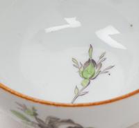 A Set of Six Meissen Porcelain Cups and Saucers