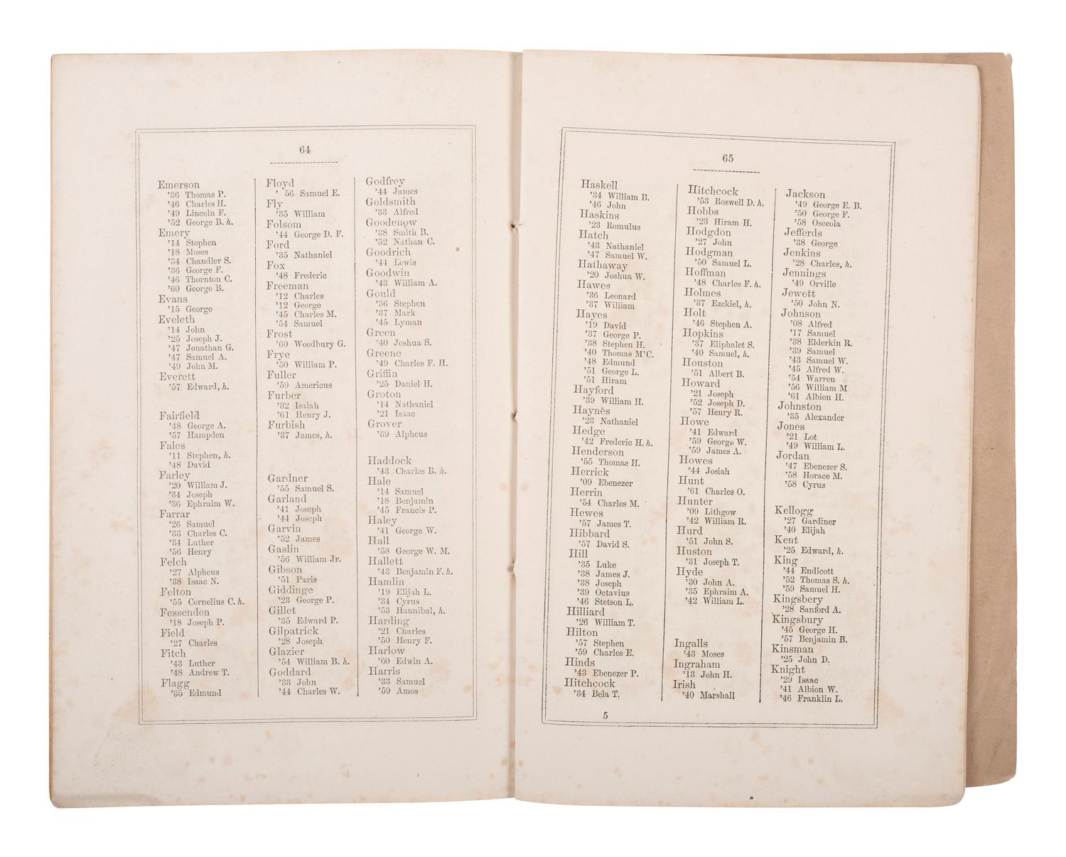 [CHAMBERLAIN, Joshua L.] Chamberlain's inscribed copy of Fables de La Fontaine, plus.