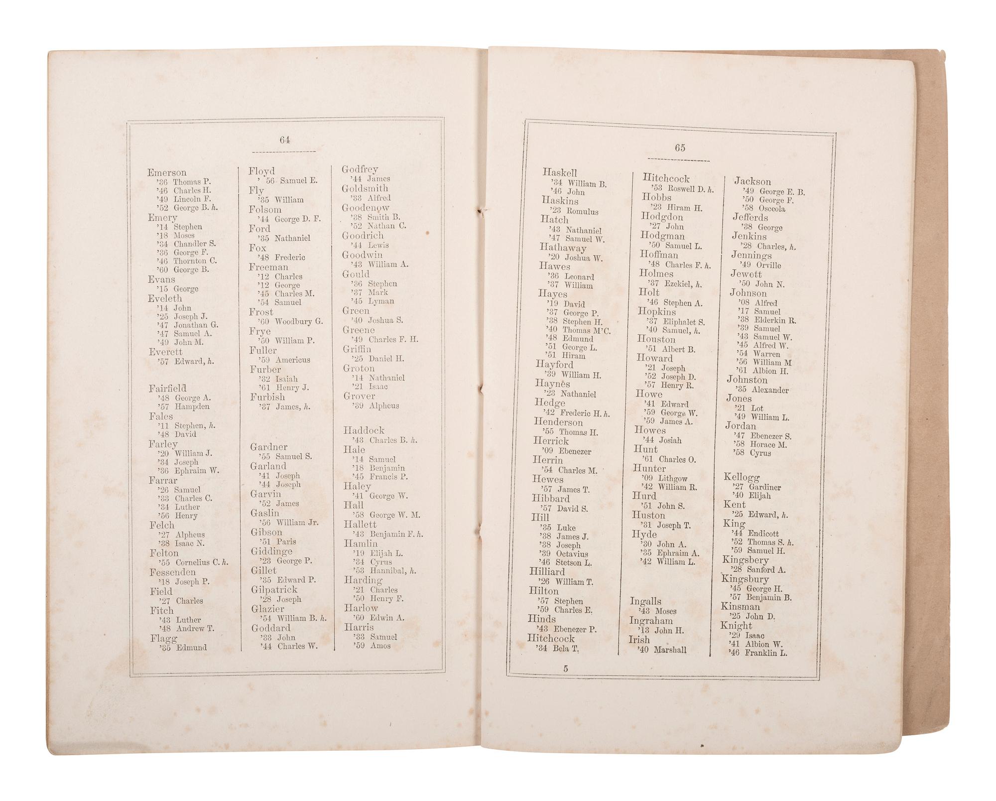 [CHAMBERLAIN, Joshua L.] Chamberlain's inscribed copy of Fables de La Fontaine, plus.