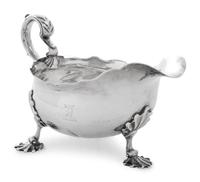 A George II Silver Sauce Boat