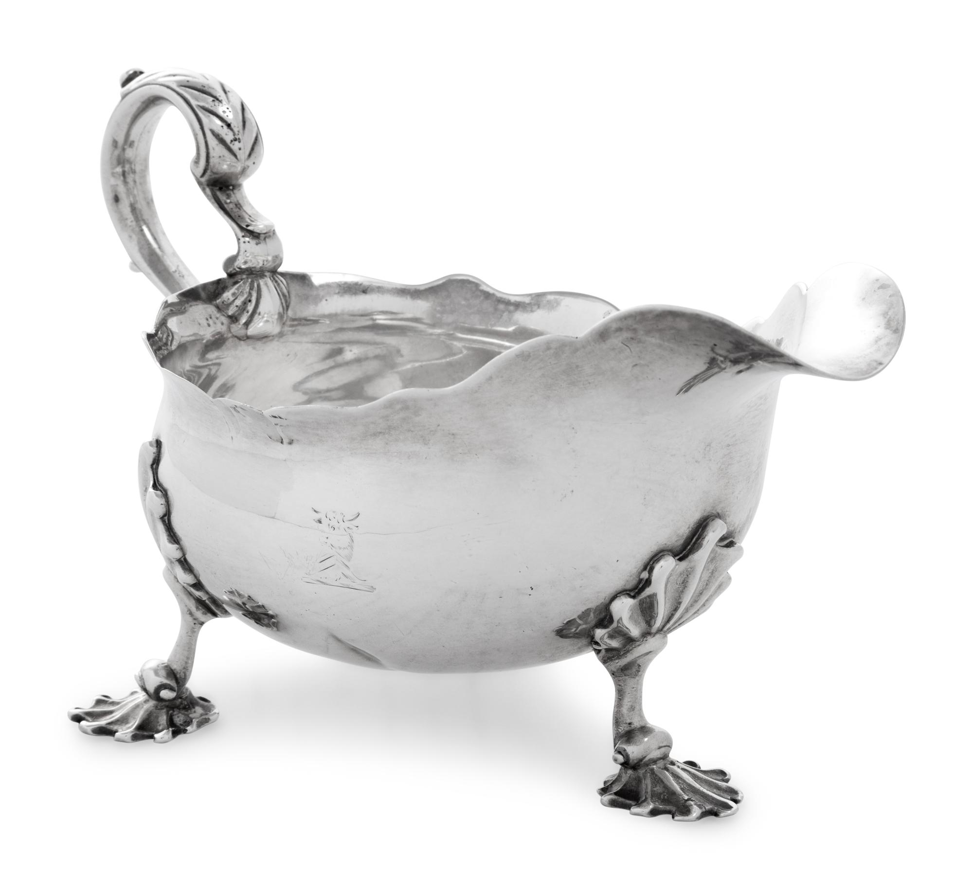 A George II Silver Sauce Boat
