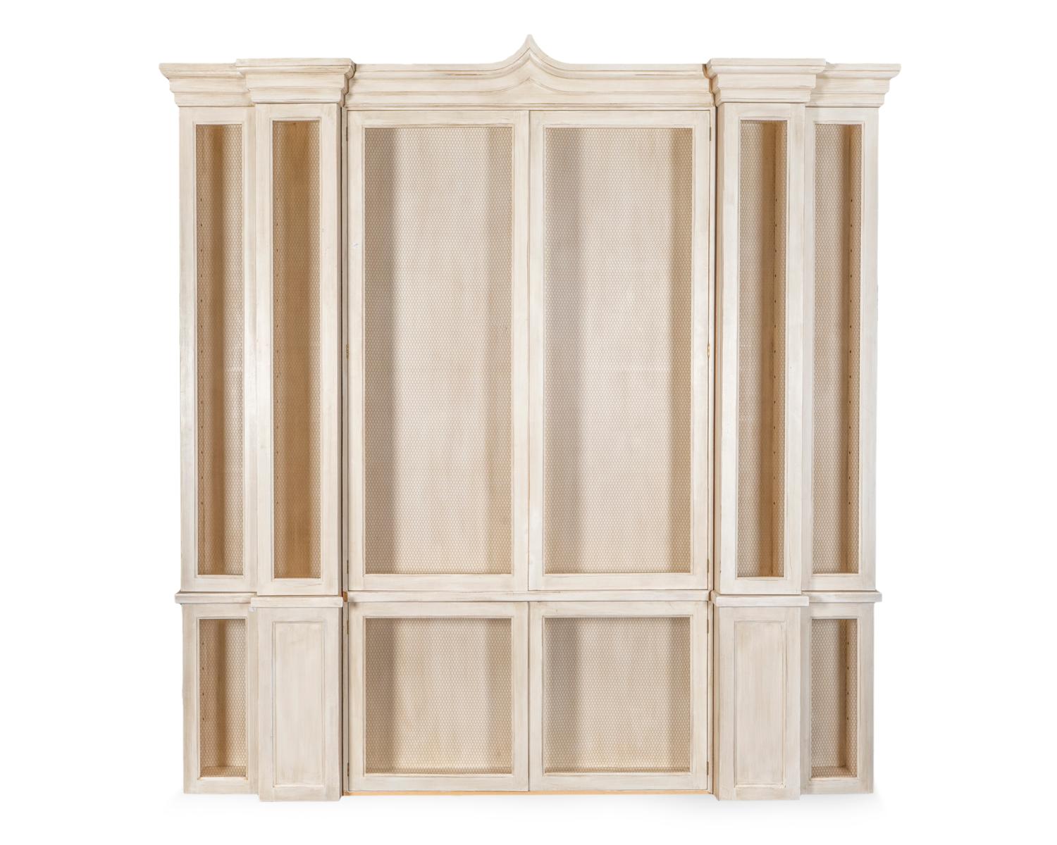 A Painted Neoclassical Style Vitrine Cabinet — 20TH CENTRY