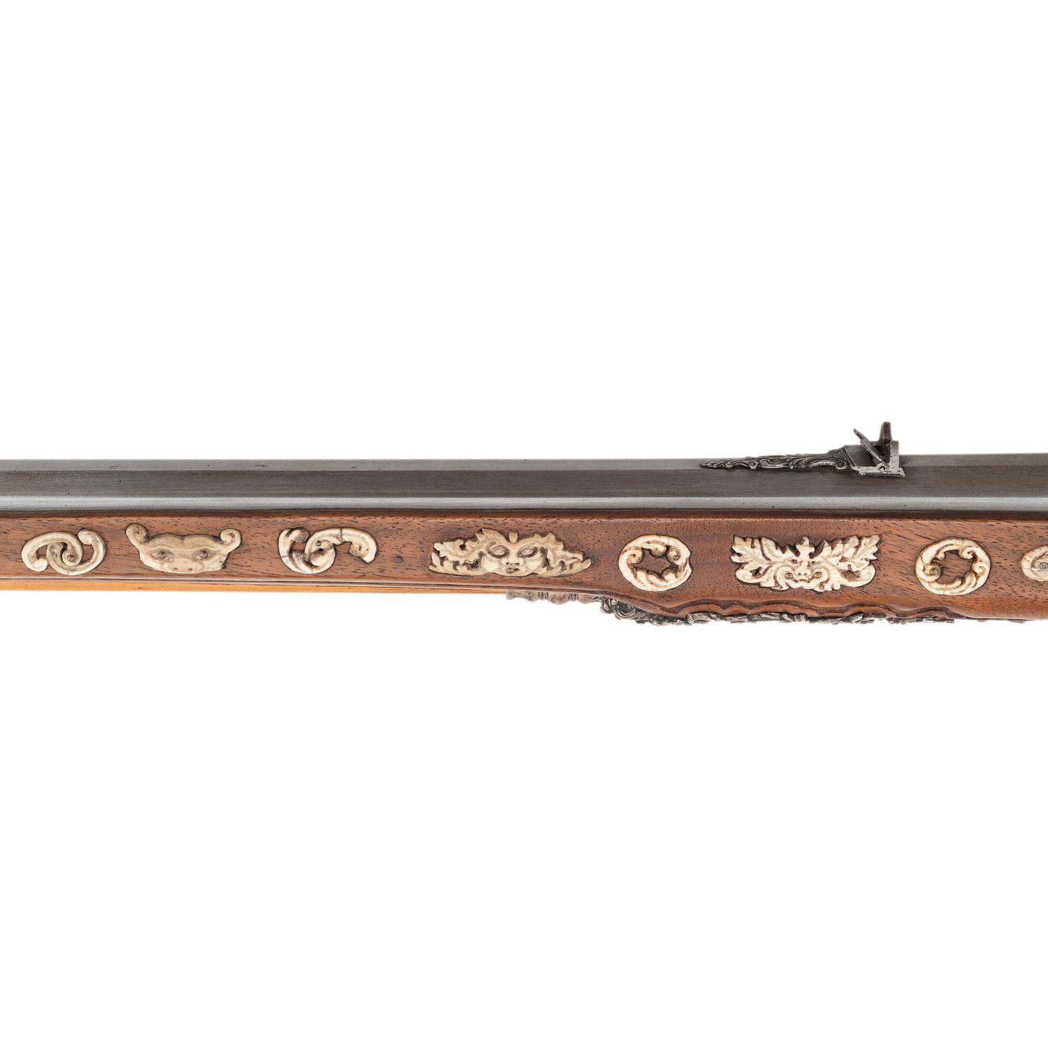 Contemporary Wheellock Rifle by John B. Derrick (American, b.1936)