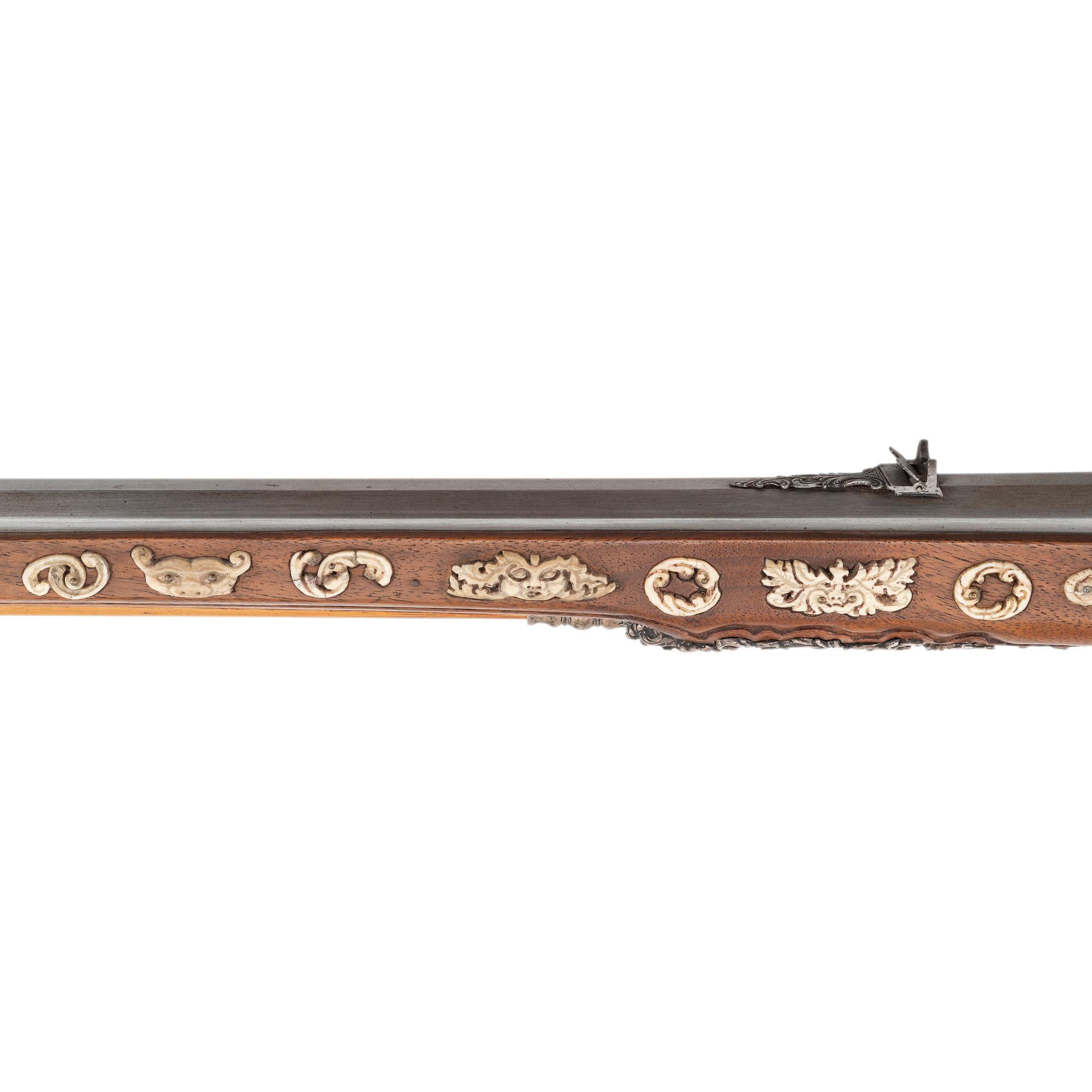 Contemporary Wheellock Rifle by John B. Derrick (American, b.1936)