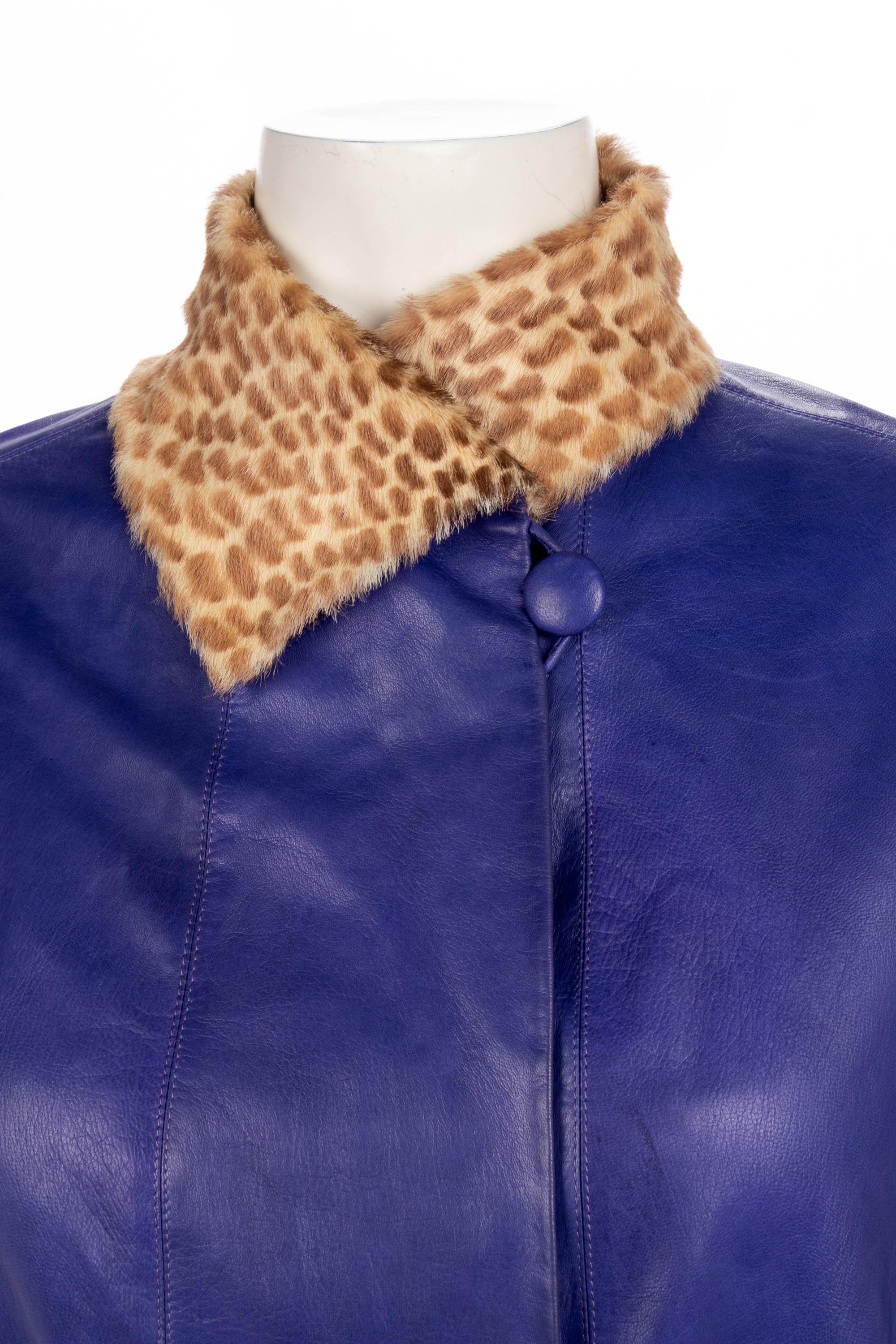 Callot Soeurs Leather and Fur Coat, Winter 1927-28