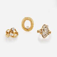 An Assorted Collection of 14K Yellow Gold and Gemstone Jewelry