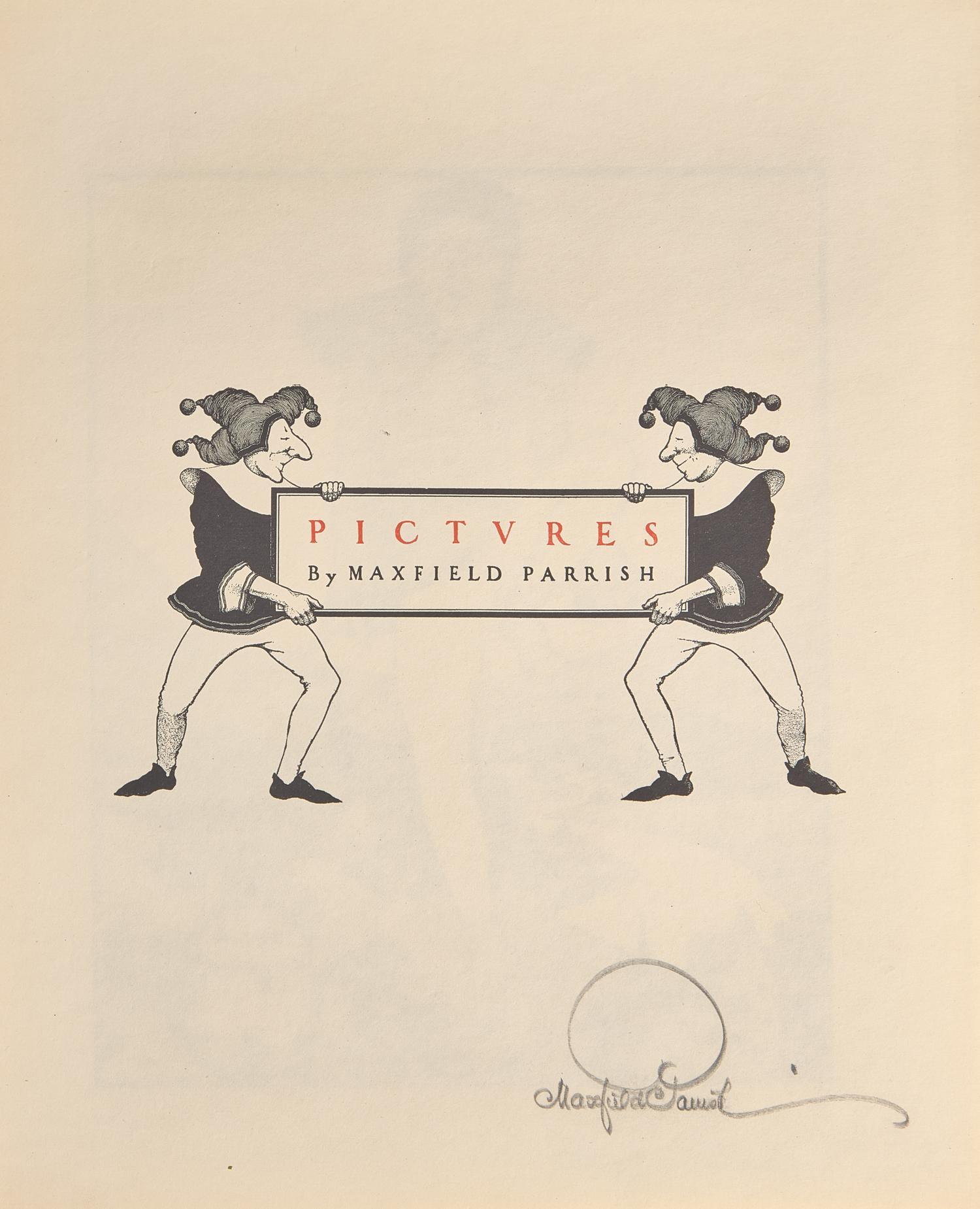 [Parrish, Maxfield] Baum, L. Frank. Proofs of the Illustrations by Maxfield Parrish for "Mother Goose in Prose"