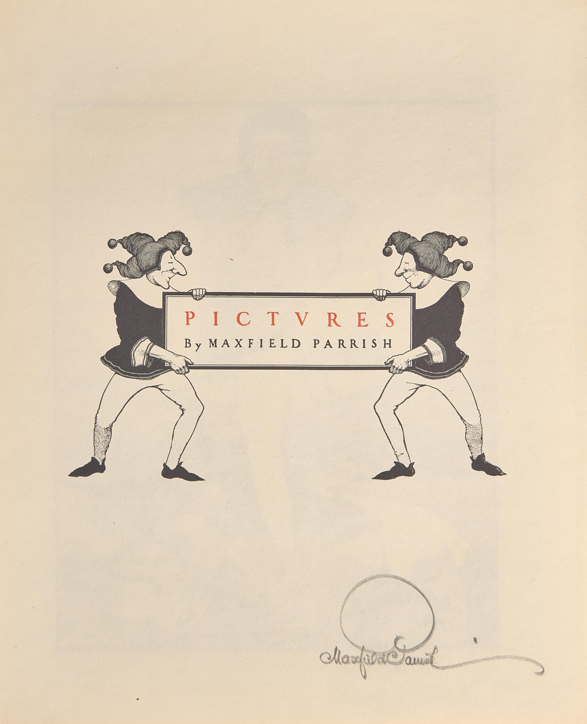 [Parrish, Maxfield] Baum, L. Frank. Proofs of the Illustrations by Maxfield Parrish for "Mother Goose in Prose"