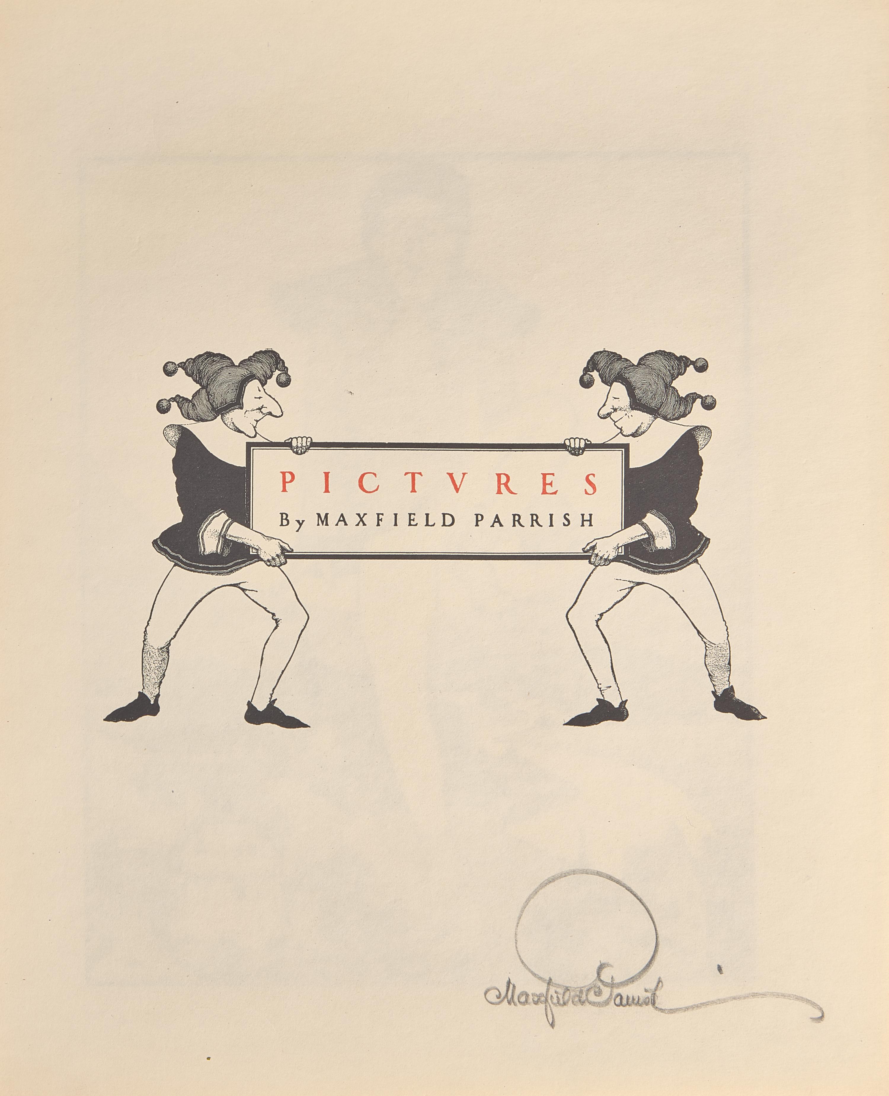 [Parrish, Maxfield] Baum, L. Frank. Proofs of the Illustrations by Maxfield Parrish for "Mother Goose in Prose"