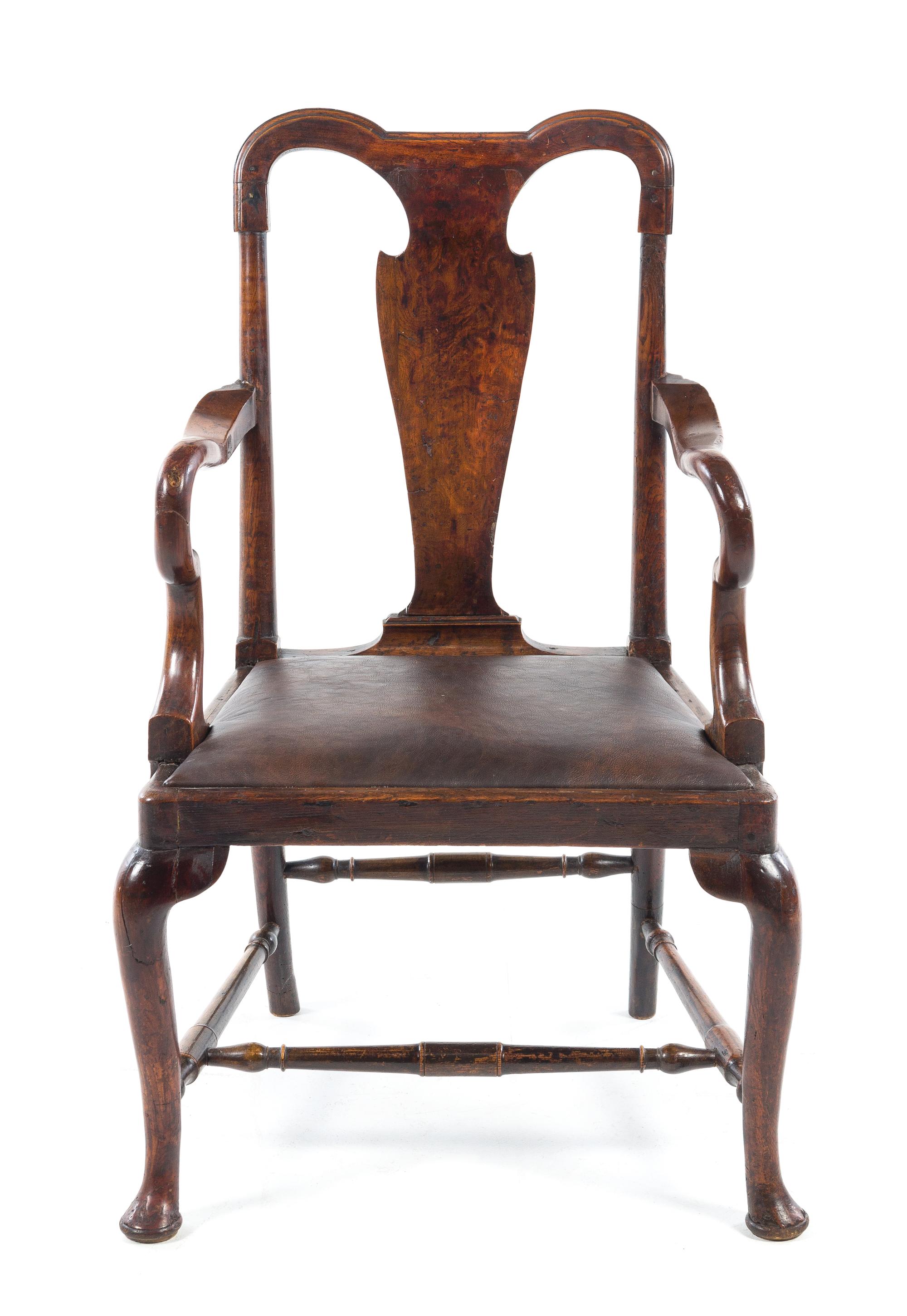 A Georgian Armchair Height 39 1/2 inches. — 18TH CENTURY