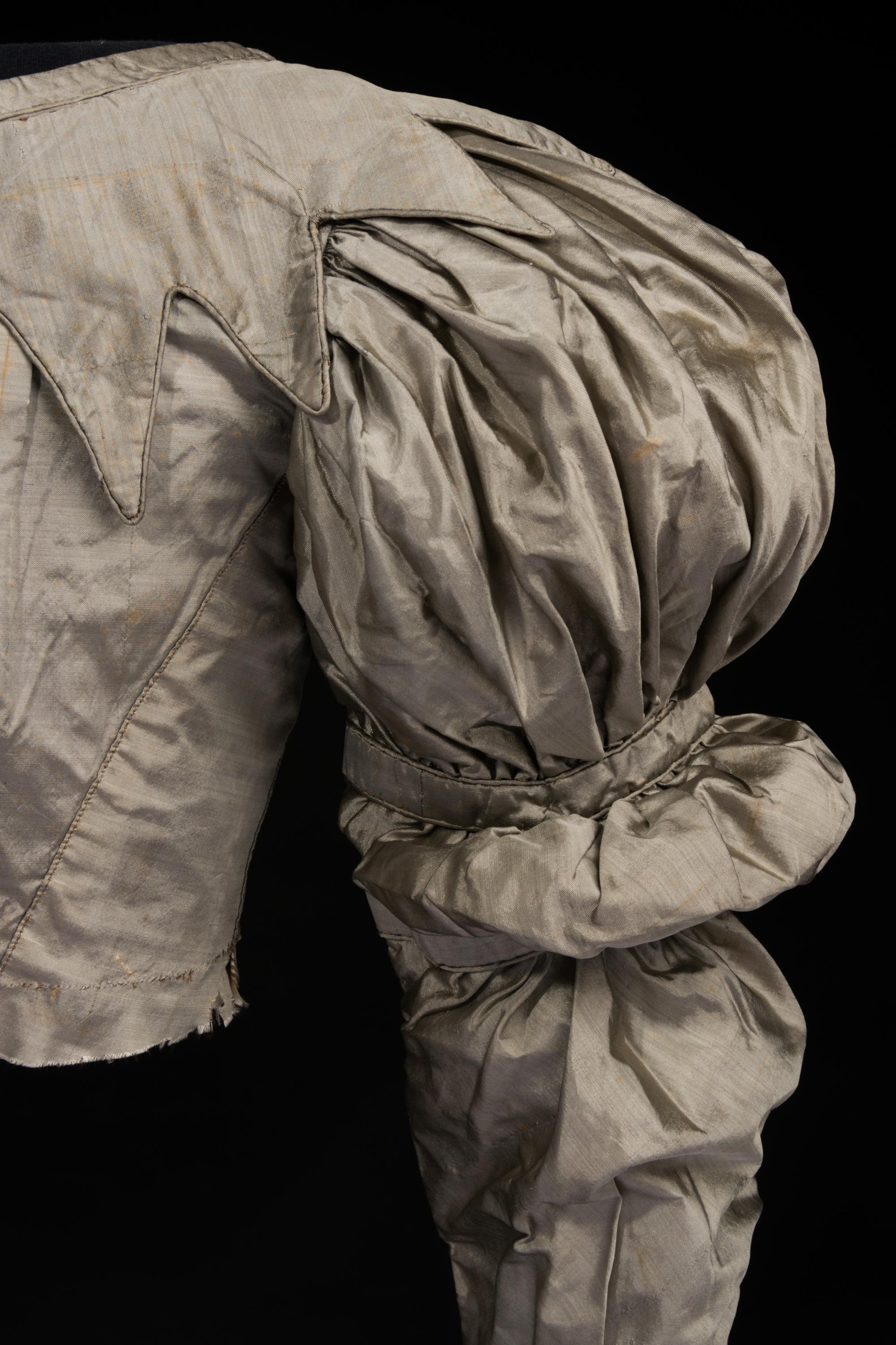Three 19th Century Silk Bodices, 1820s-1830s