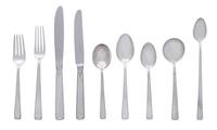 An American Silver Flatware Service — Towle Silversmiths, Newburyport, MA