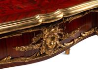 A Louis XV Style Gilt Bronze Mounted Kingwood Bureau Plat