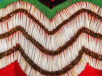 Nez Perce Dentalia Shell Dress Yoke