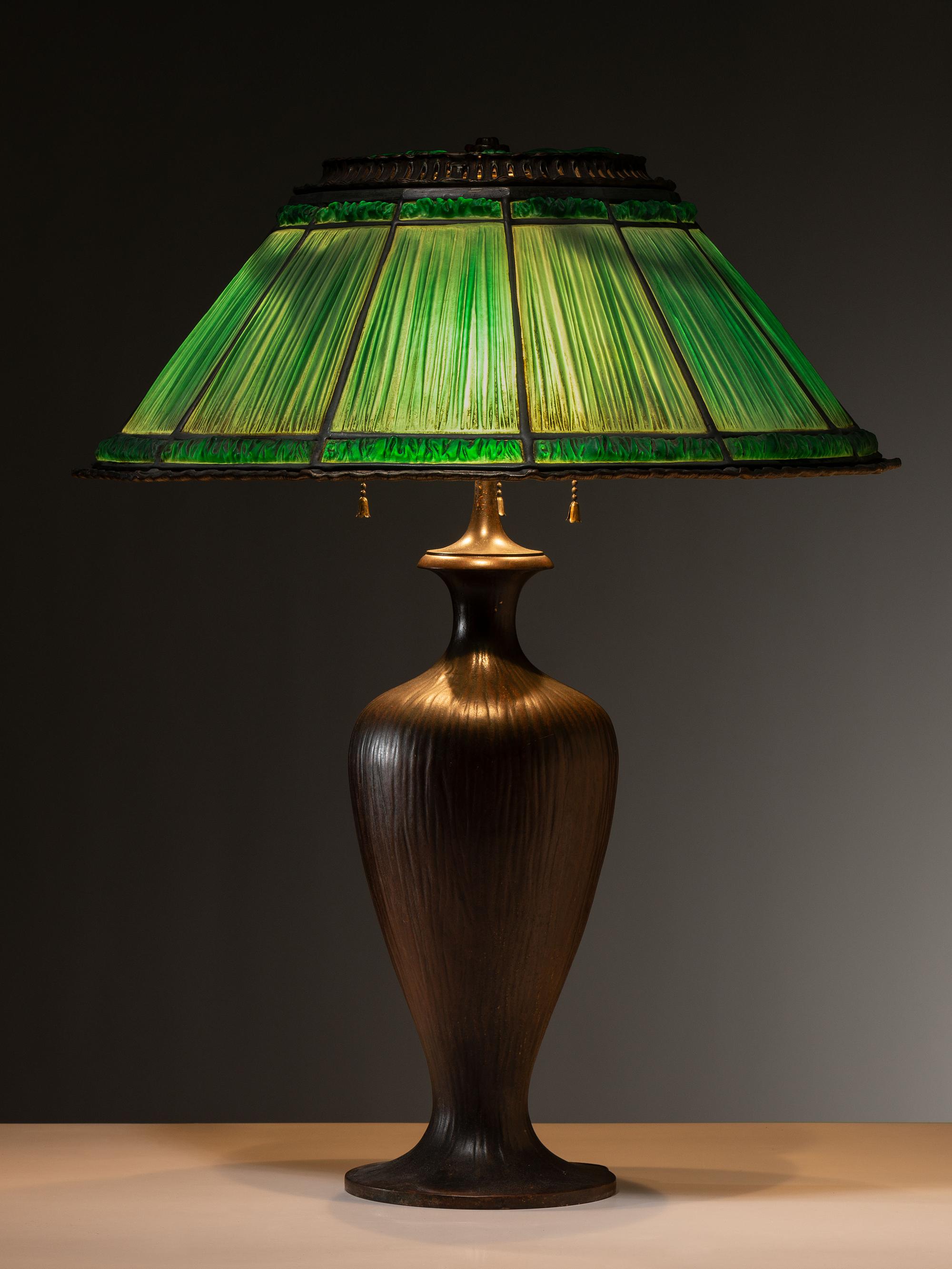 Linenfold Table Lamp