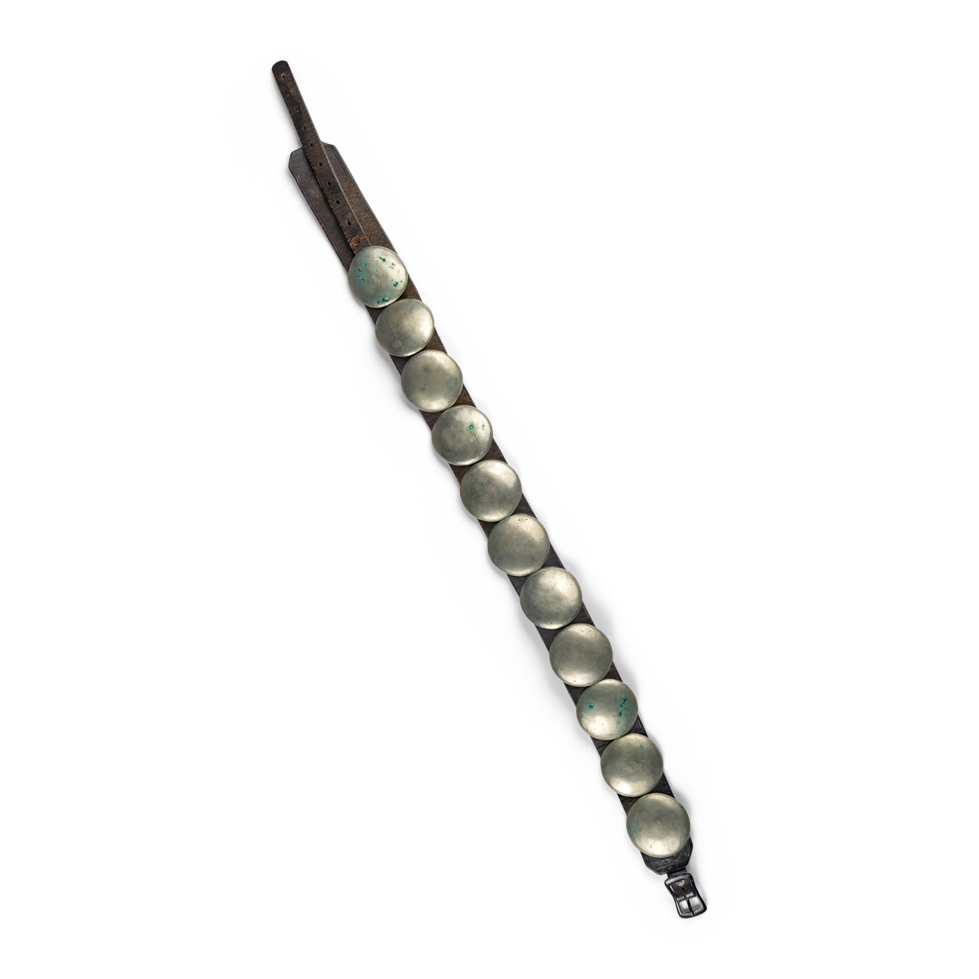 Northern Plains German Silver Concha Belt