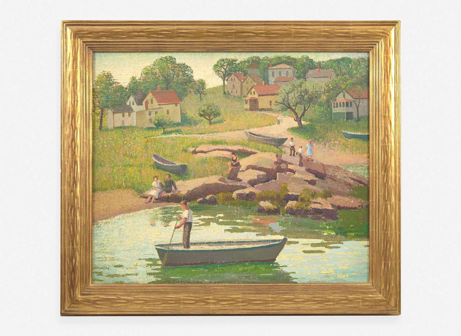 Emma Fordyce MacRae (American, 1887-1974) - Low Tide, Folly Cove (Cape Ann)