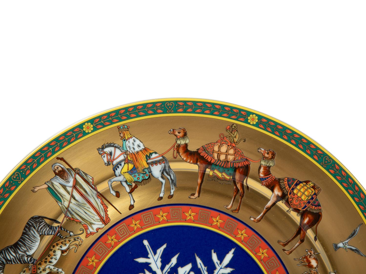 Set of Fourteen Versace for Rosenthal Porcelain Christmas Plates — 20TH CENTURY