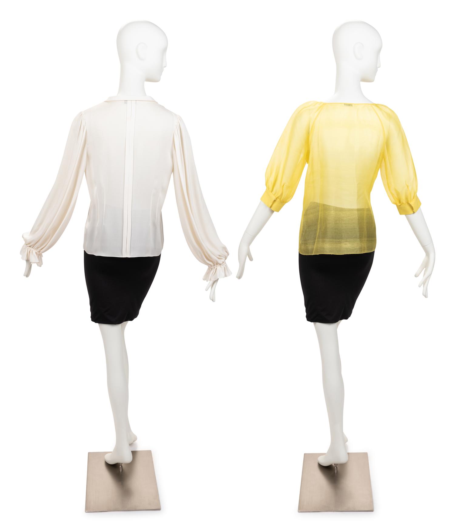 Two Oscar de la Renta Tops, 1990-2000s