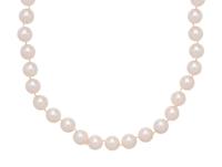 PAIR OF CULTURED PEARL AND DIAMOND NECKLACES