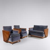 Art Deco Early 20th Century — Three-Piece Seating Suite