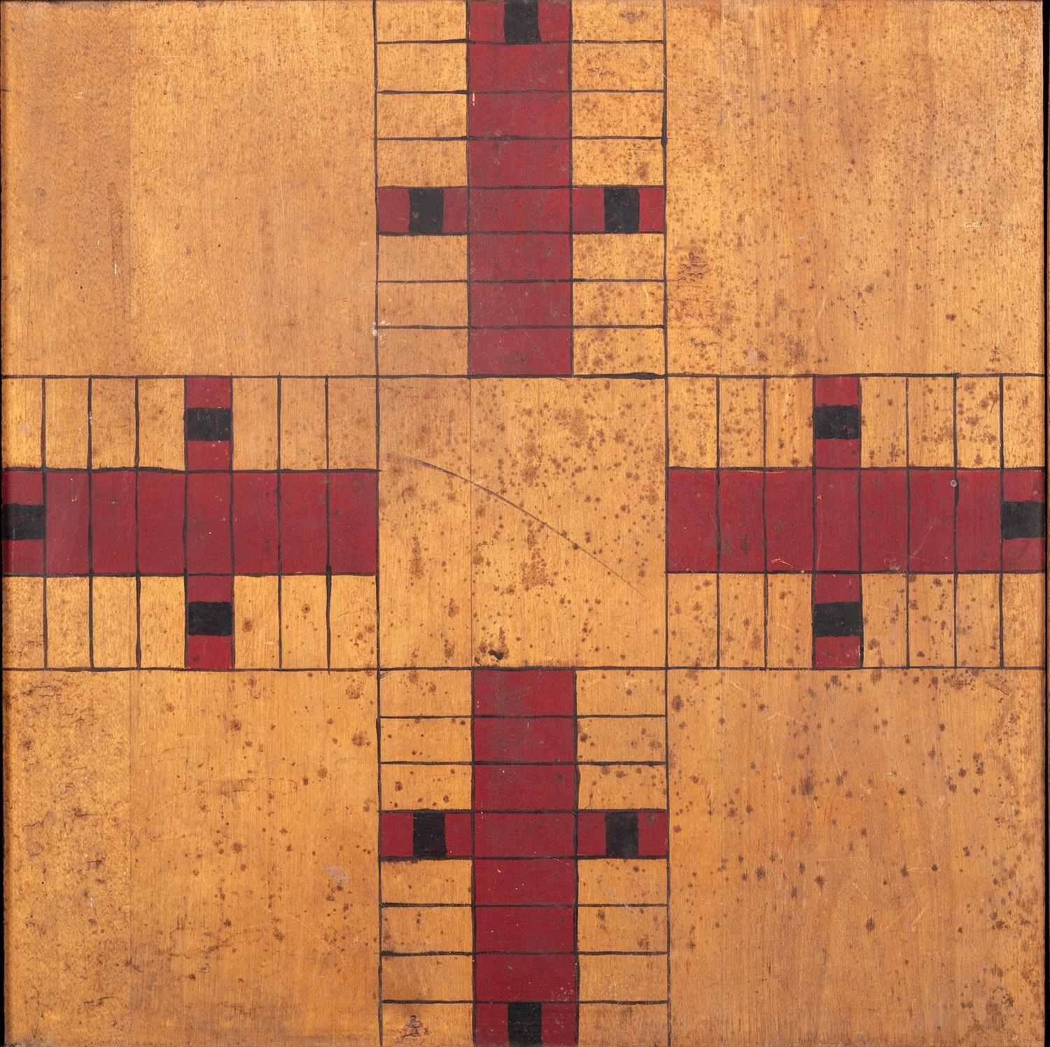 Three Paint Decorated Game Boards
