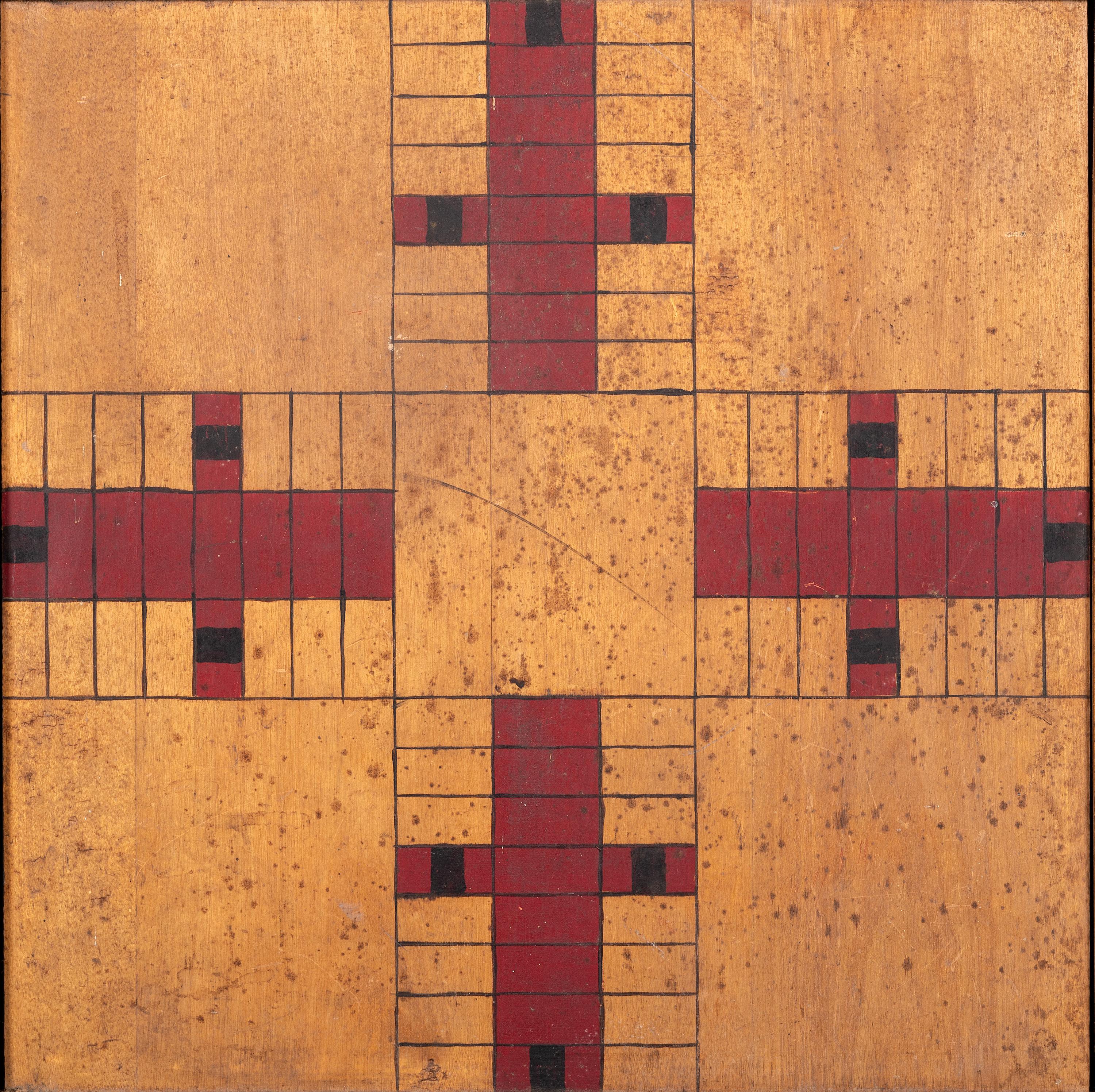 Three Paint Decorated Game Boards