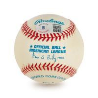 A Yogi Berra, Don Larsen 10-8-56 World Series Perfect Game Signed Autograph Baseball (Beckett Authentication Services BAS Certified),