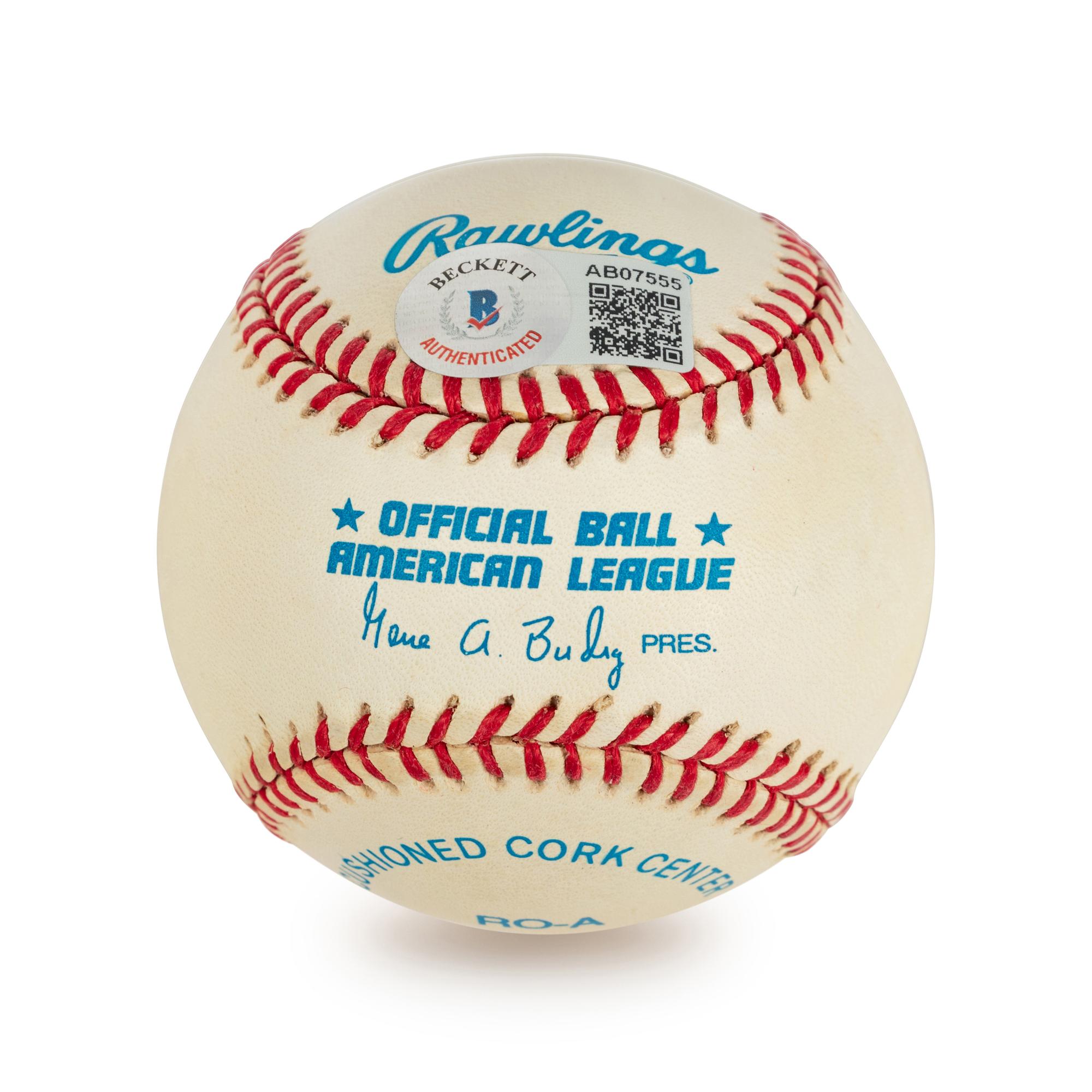 A Yogi Berra, Don Larsen 10-8-56 World Series Perfect Game Signed Autograph Baseball (Beckett Authentication Services BAS Certified),