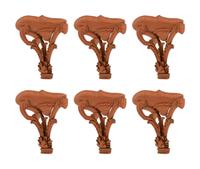 A Set of Six Terracotta Wall Brackets